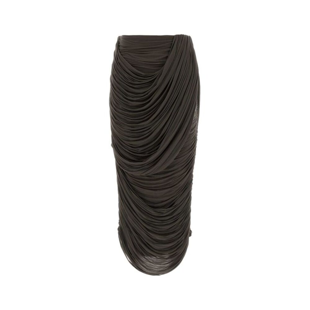 Magda Butrym Women Brown Stretch Cupo Skirt